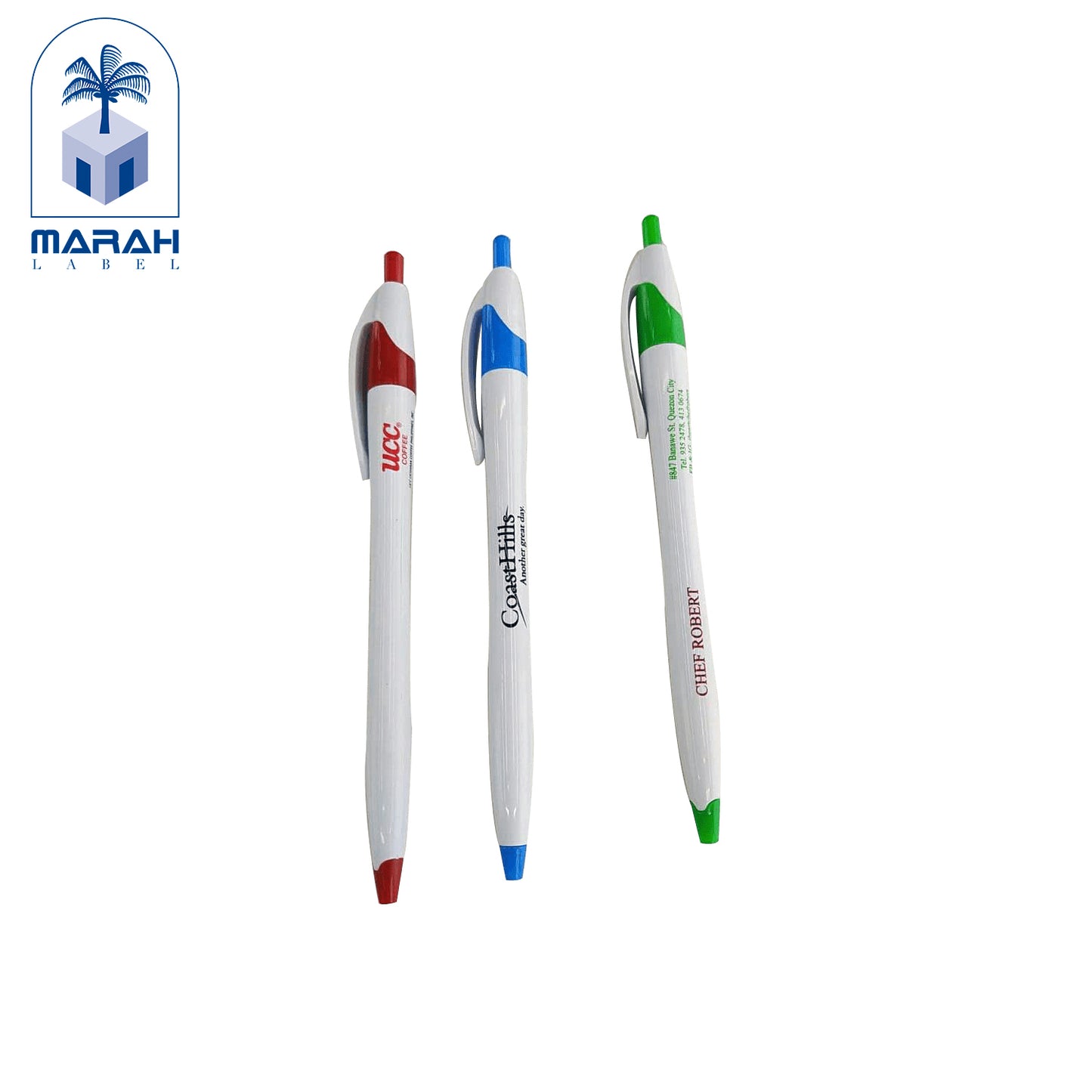 Plastic Pen with company name