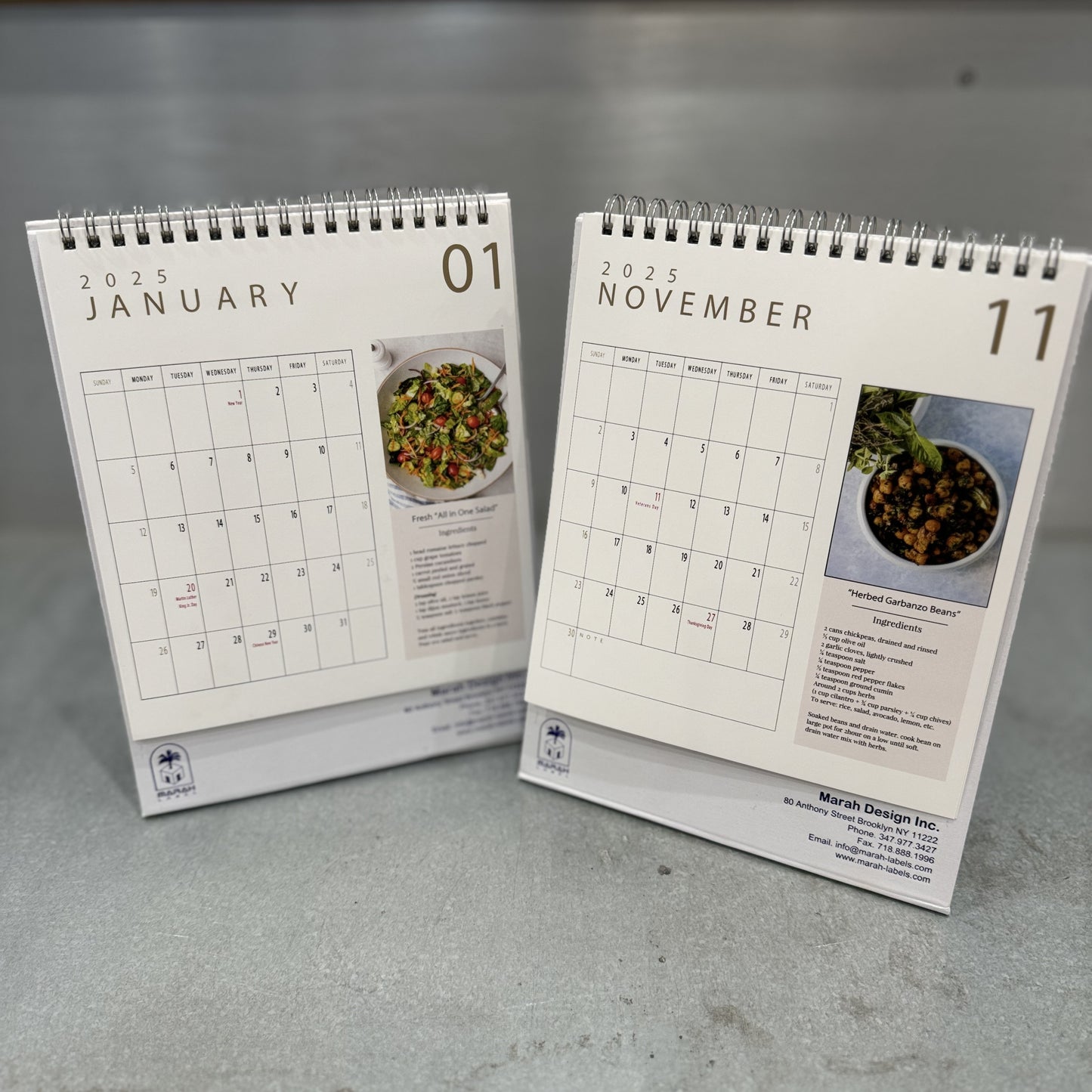 Custom Calendars Marah