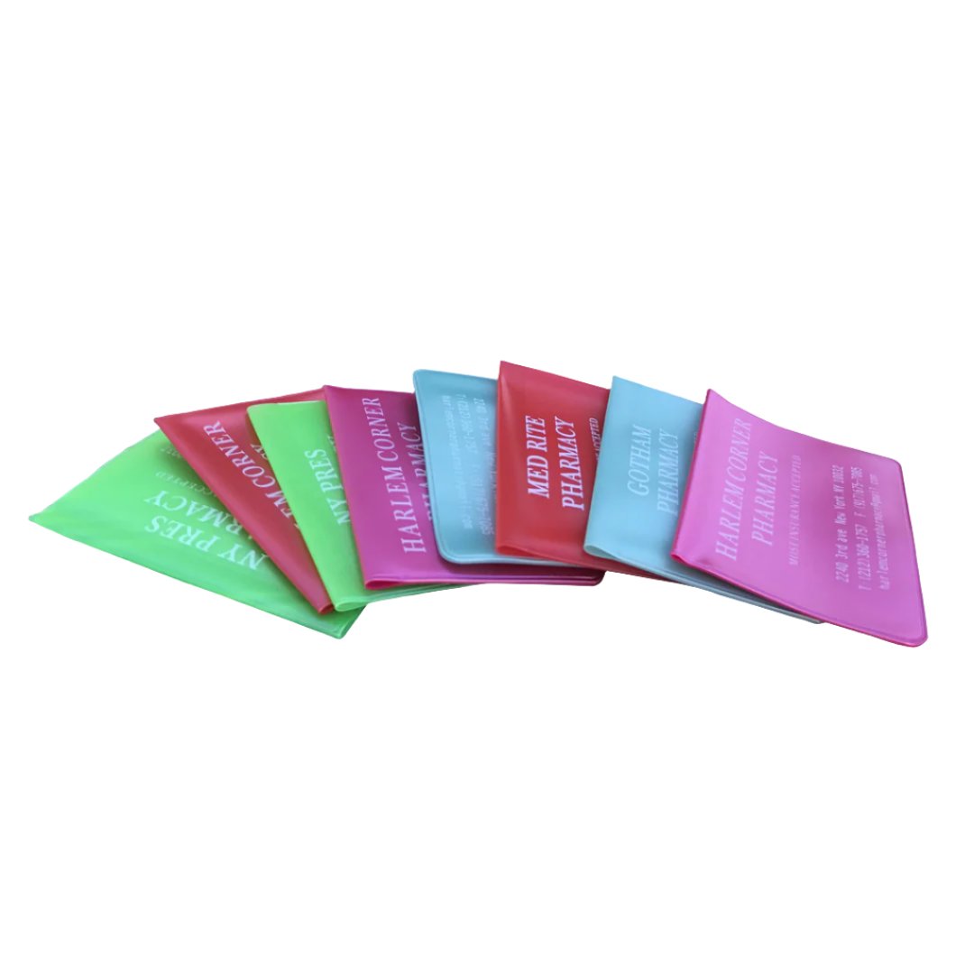 Custom Card Wallet Different Colors Pharmacy Samples - Marah
