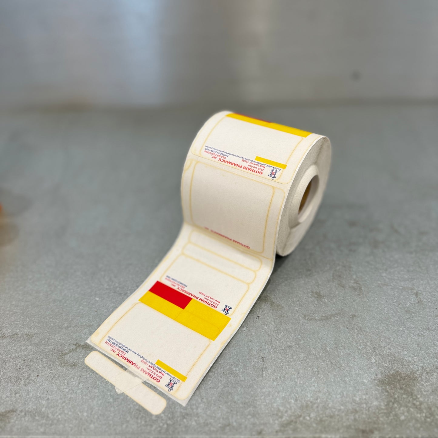 Custom Label Rolls Pharmacy Prescription Rx