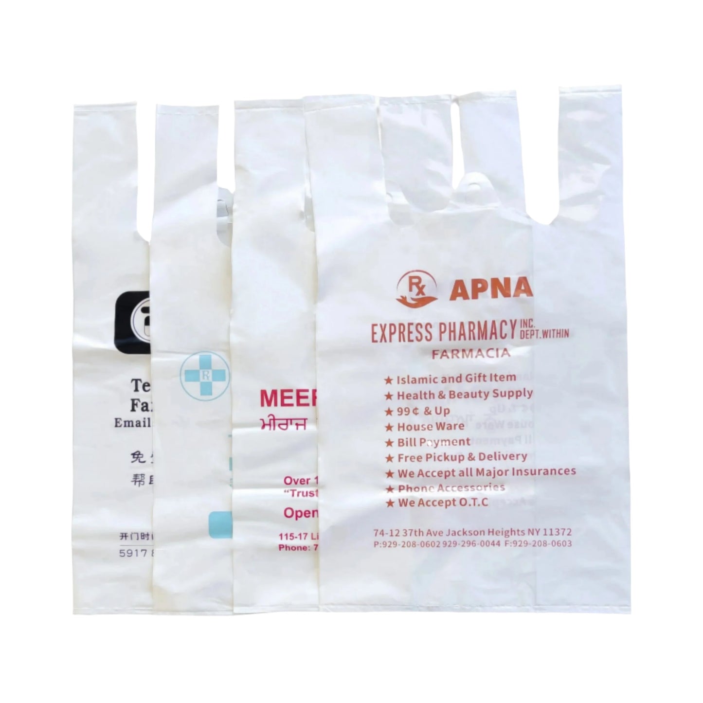 Custom Business Plastic Shopping Bags