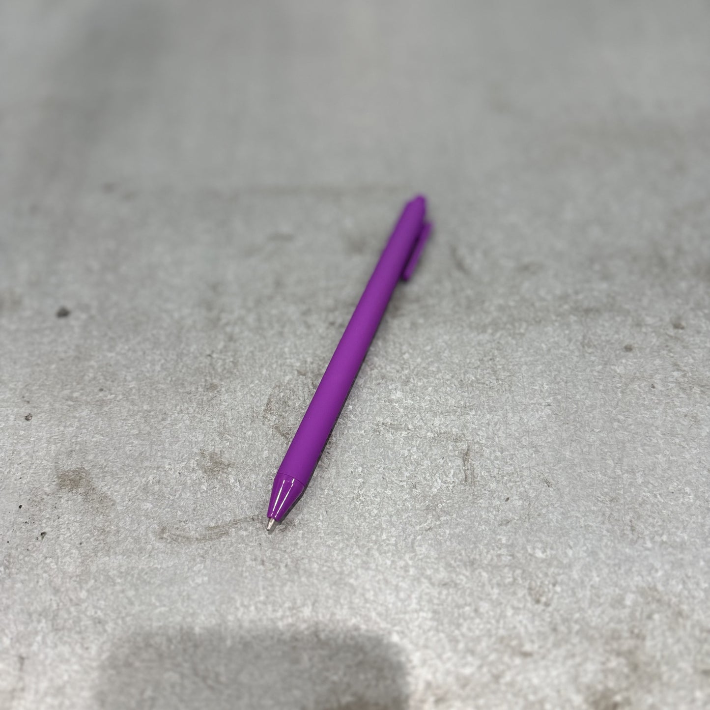 purple custom ballpoint pen