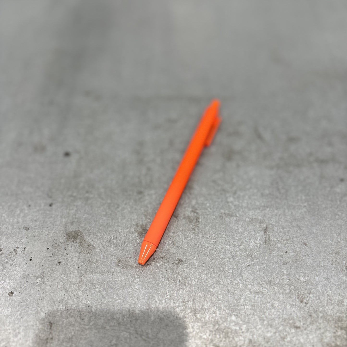 orange custom ballpoint pen