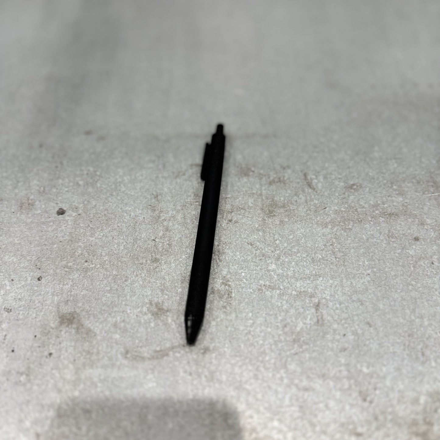 black custom ballpoint pen