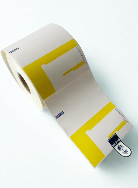 Marah C1135 Prescription Labels Direct Thermal Prescription Labels 4.125" W x 5" L RX Labels Pharmacy Grade with Scratch and UV Resistance Pharmacy Grade 500 Label Per Roll (6 Roll, 3000 in Total)