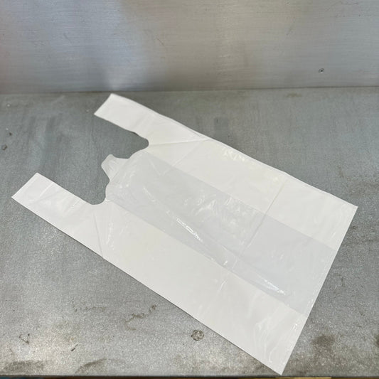 white blank t-shirt bag (angle)