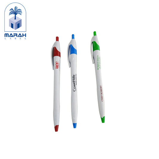 Plastic Pen with company name 