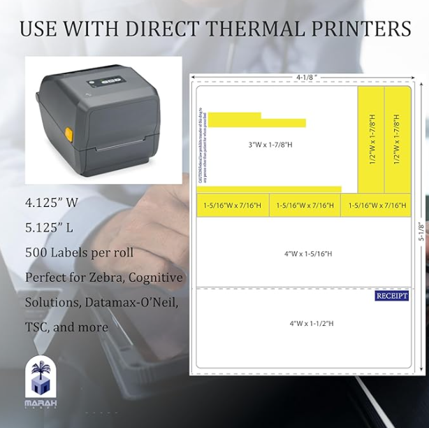 Marah P10 Direct Thermal Printer Overview - Use with Direct Printers