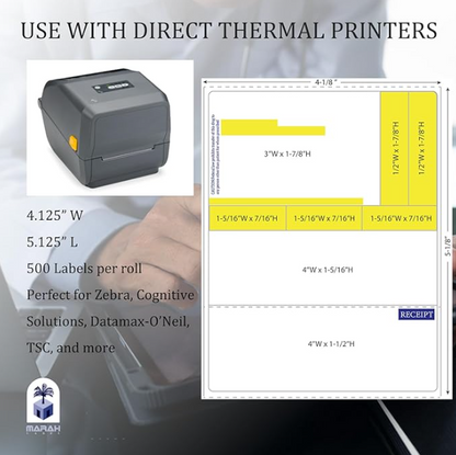 Marah P10 Direct Thermal Printer Overview - Use with Direct Printers