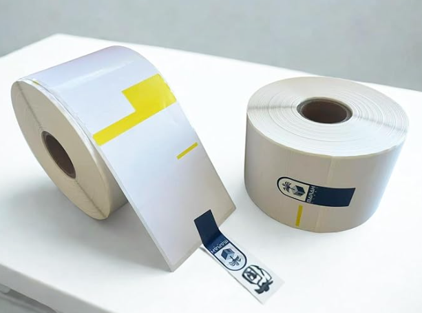 Marah C1123 Prescription Labels Direct Thermal Prescription Labels 3.25" W x 6.375" L RX Labels Pharmacy Grade with Scratch and UV Resistance Pharmacy Grade 500 Label Per Roll close-up