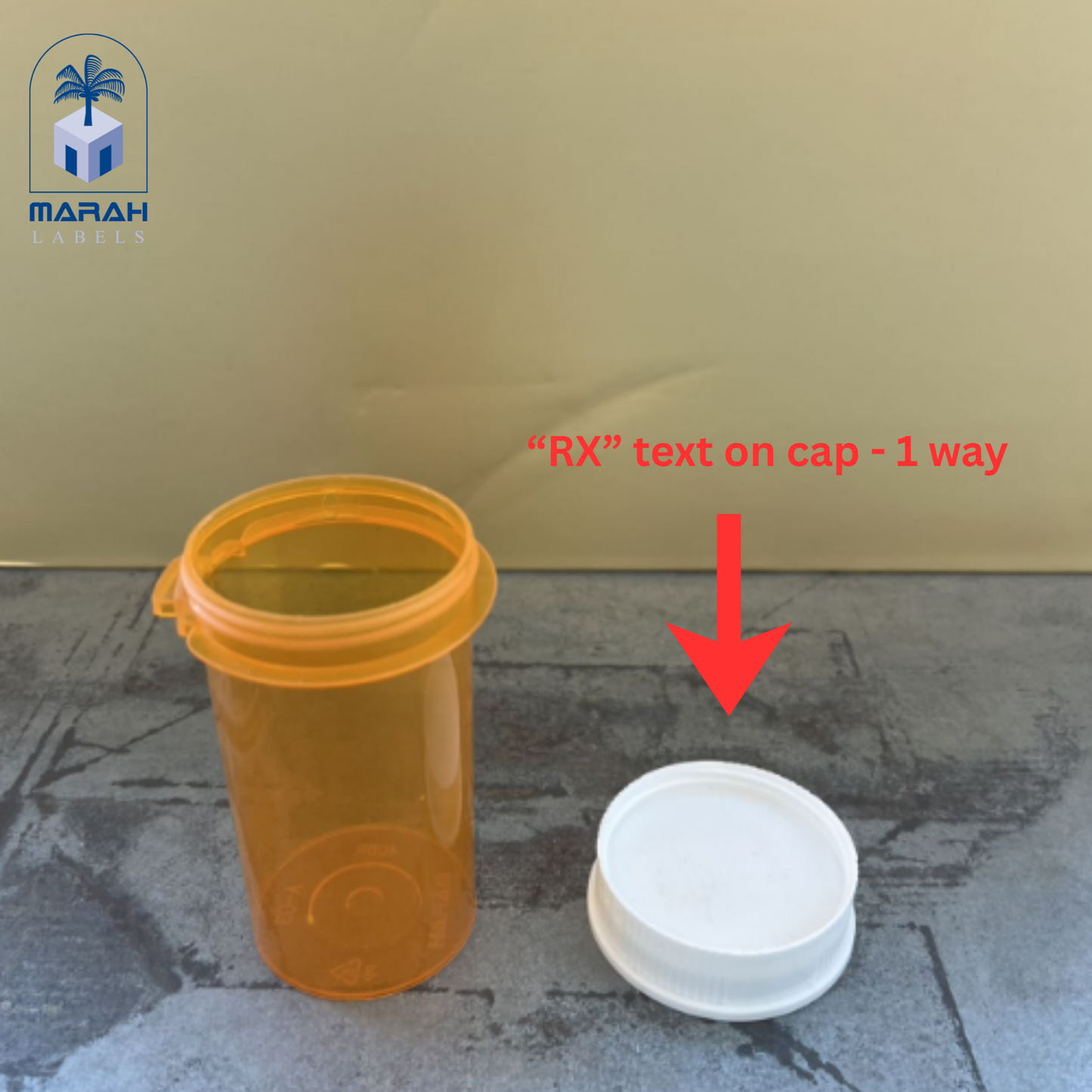 marah prescription labels reversible caps - rx 